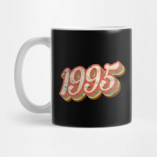 Vintage 1995 25th Birthday Gift 25 Year Old Twenty Five Bday Mug